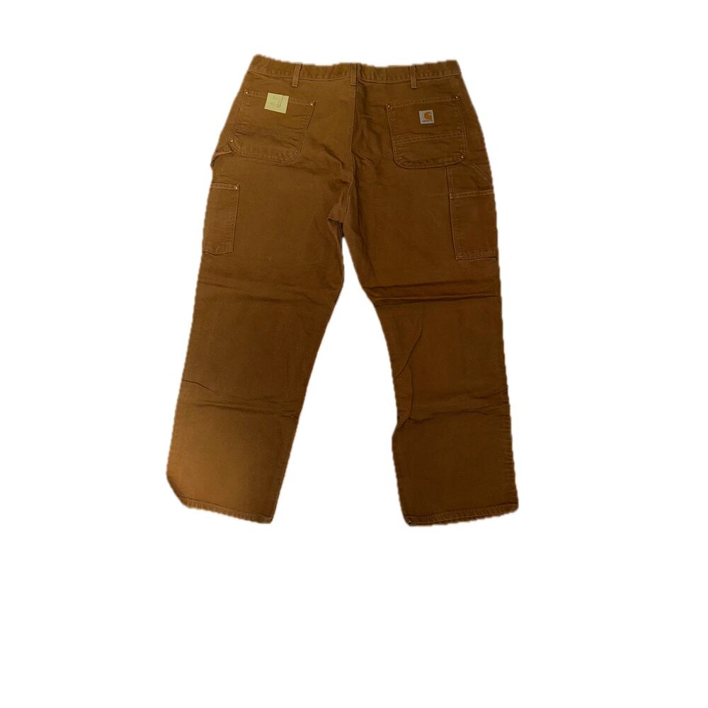 Carhartt B01 Brown Double Knee Carpenter Pants 42x30 Perfect - Picture 2 of 5